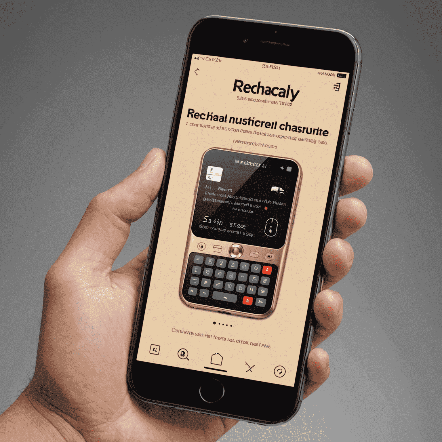 شعار rechacaly_com يظهر حلاً مبتكرًا لواجهة الهاتف