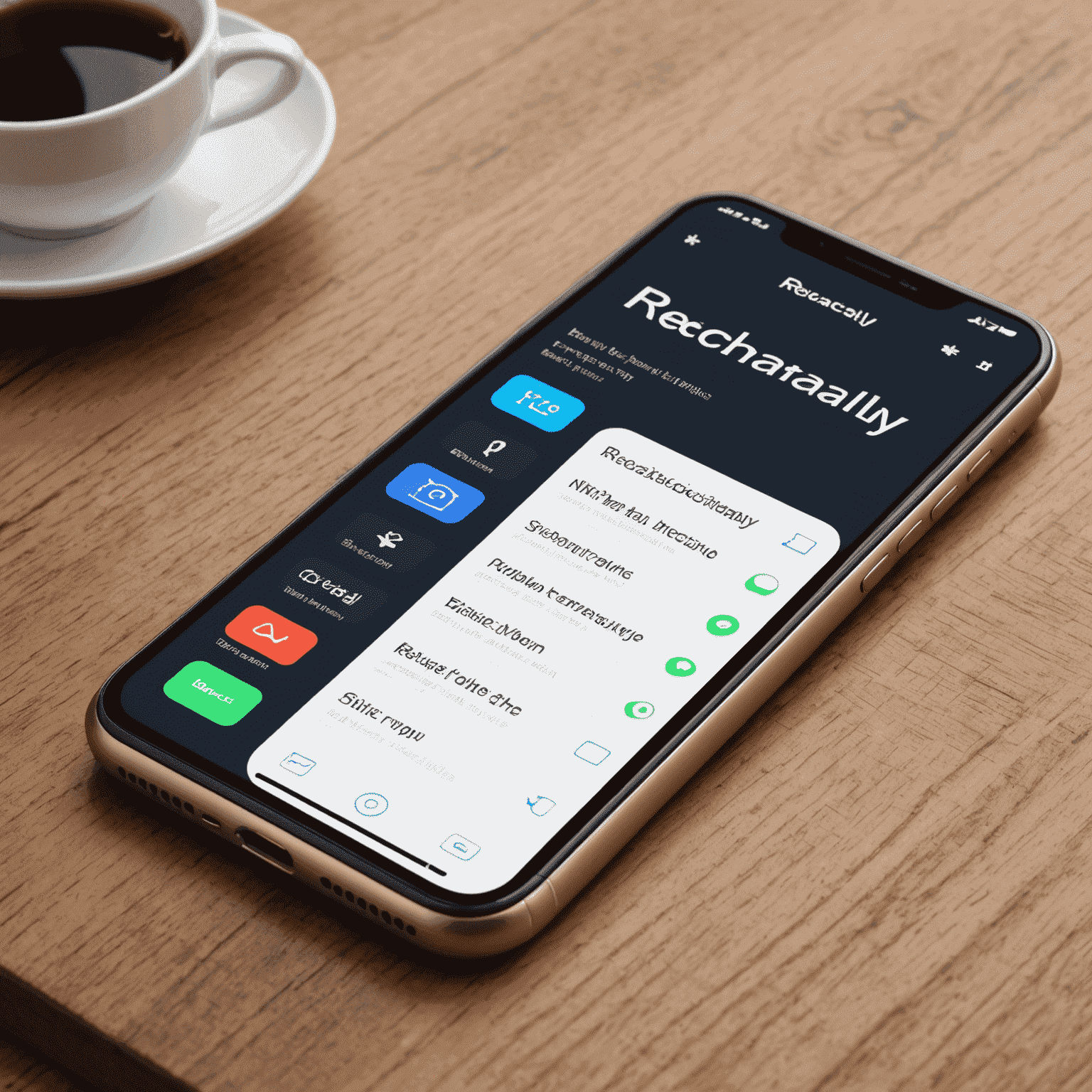 شعار rechacaly_com يظهر حلاً مبتكرًا لواجهة الهاتف